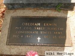 Pvt Obediah "obe" Erwin