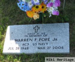 Warren F Pope, Jr