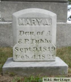 Mary A Tubbs