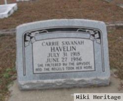 Carrie Savanah Havelin