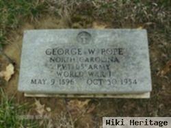 George W Pope