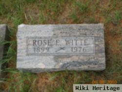 Rose E Witte