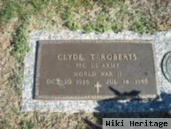 Pfc Clyde Thomas Roberts