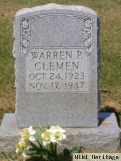 Warren P Clemen