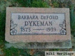 Barbara Deford Dykeman