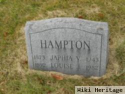 Japhia V. Hampton