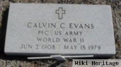 Pfc Calvin C Evans