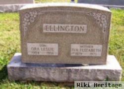 Ora Leslie Ellington