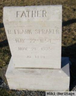 B Frank Spraker