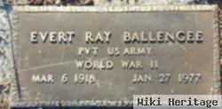 Pvt Evert Ray Ballengee