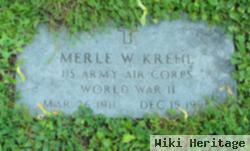 Merle W Krehl