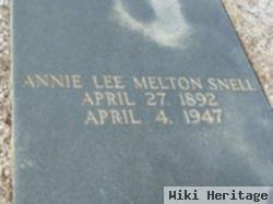 Annie Lee Melton Snell