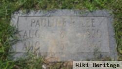 Sarah Pauline "polly" Pense Lee