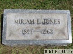 Miriam E Jones