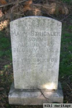 Mary Stoner Strickler