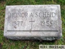 Honor A. Scheid