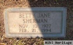 Betty Jane Sherman