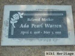 Ada Pearl Gilchrest Warren