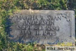 Martha Willie Swan Anderson