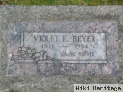 Violet E Beyer