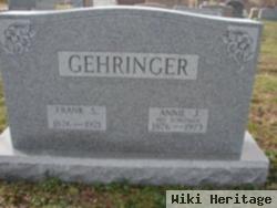 Annie J Schlenker Gehringer