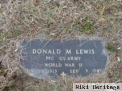 Donald M Lewis