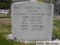 Mary Richmond Alexander Rex