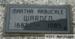 Martha Marie Liebau Arbuckle Warden