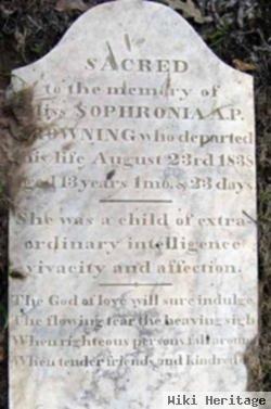 Sophronia A. P. Browning