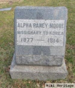 Alpha E. Raney Moore