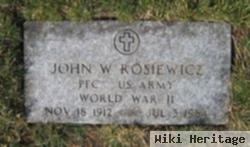 John W Rosiewicz