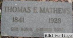 Thomas Elisha "doc" Mathews