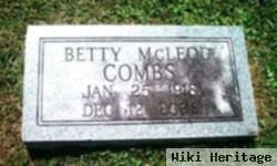 Betty Mcleod Combs