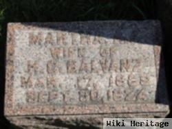 Martha A. F. Massow Balvanz