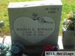 Ronald Keith "ronnie" Bowman