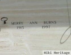 Merry Ann Burns