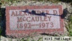 Alexander D Mccauley