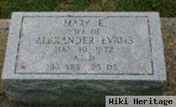 Mary Elizabeth Kackley Evans