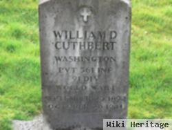 William D Cuthbert