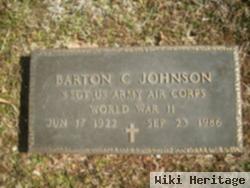 Barton C Johnson, Sr