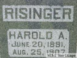 Harold A Risinger