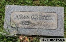 Herman G P Snyder