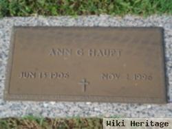 Anna G. Haupt