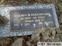 Marion Ellsworth Burkholder