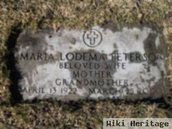 Maria Lodema Williams Peterson