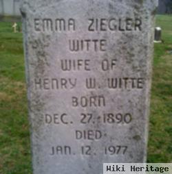 Emma Ziegler Witte