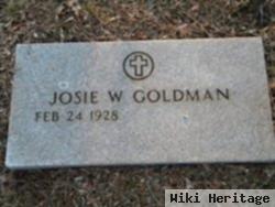 Josie W Goldman