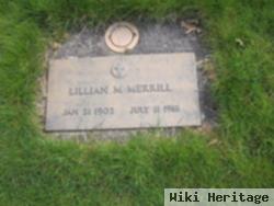 Lillian M. Metcalf Merrill