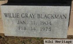 Willie Gray Blackman