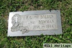 Fee G Bowman Bolden